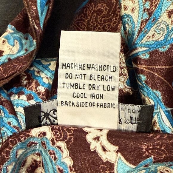 NWT VTG Y2K Self Esteem Babydoll Brown Blue Top Fairy Butterfly Womens Size 1X - Picture 8 of 10